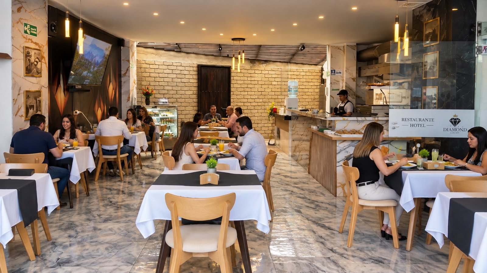 Restaurante del Hotel Diamond Luxury